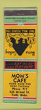 Matchbook Cover - Mom's Cafe York NE low phone #