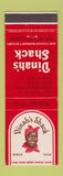 Matchbook Cover - Dinah's Shack Palo Alto CA Black Americana