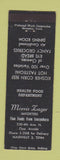 Matchbook Cover - Morris Lager Foods Nashville TN Kosher Corned Beef