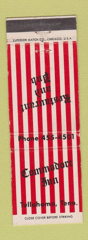 Matchbook Cover - Commodore Inn Tullahoma TN WEAR