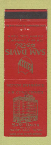 Matchbook Cover - Sam Davis Hotel Nashville TN WEAR