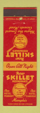 Matchbook Cover - Skillet Restaurants Memphis TN