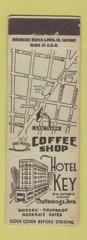 Matchbook Cover - Hotel Key Chattanooga TN WORN