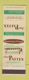 Matchbook Cover - Hotel Patten Chattanooga TN