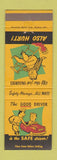Matchbook Cover - Safety Driving Injuries
