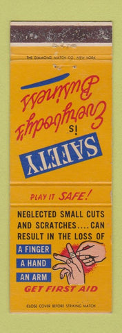 Matchbook Cover - Safety First Aid WEAR