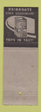 Matchbook Cover - Walgreens Drug Store Briargate Deodorant