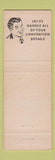 Matchbook Cover - Hotel Hermitage Nashville TN WEAR