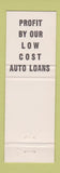 Matchbook Cover - Bank of Morristown TN