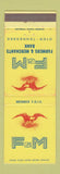 Matchbook Cover - Farmers and Merchants Bank Dyer TN