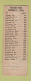 Matchbook Cover - Bozeman's Court Motel Restaurant Nashville tN WEAR