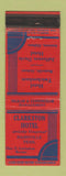 Matchbook Cover - Clarkston Hotel Nashville TN Anniston Huntsville AL WEAR
