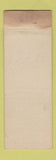 Matchbook Cover - Alessio's BBQ oil gas Nashville TN WORN