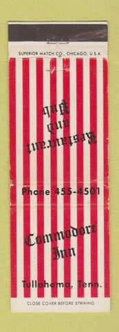 Matchbook Cover - Commodore Inn Tullahoma TN