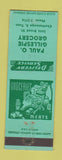 Matchbook Cover - Paul O Gillespie Grocery Chattanooga TN