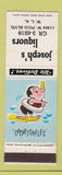 Matchbook Cover - Joseph's Liquors West Los Angeles CA