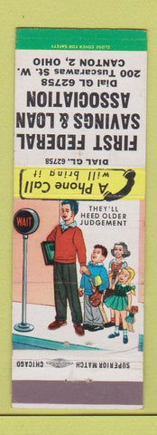 Matchbook Cover - First Federal Savings and Loan Canton OH