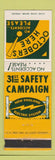 Matchbook Cover - Safety Campaign New England Electric System
