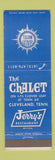 Matchbook Cover - The Chalet Cleveland TN Jerry's Restaurant Quality Motel