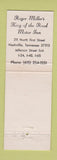 Matchbook Cover - Roger Miller's Motor Inn Nashville TN