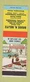 Matchbook Cover - Bruce H Belitz Insurance State Farm Clinton TN