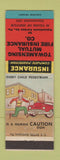 Matchbook Cover - Towamensing Mutual Fire Insurance Aquashicola Carbon PA