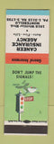 Matchbook Cover - Caneer Insurance Agency Montebello CA