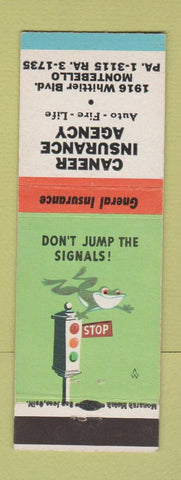 Matchbook Cover - Caneer Insurance Agency Montebello CA