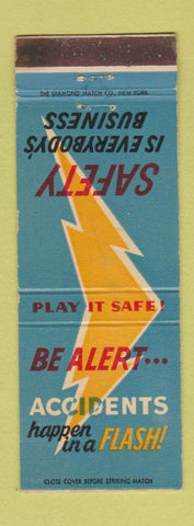 Matchbook Cover - Safety Accidents Happen WEAR