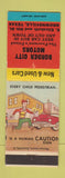 Matchbook Cover - Border City Motors Brownsville TX