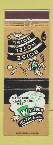 Matchbook Cover - Boise Hotel Boise ID Western Hotels
