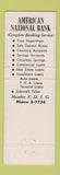 Matchbook Cover - American National Bank St Joseph MO