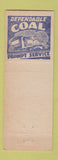 Matchbook Cover - Vertes Sons Lumber coal Taylor Center MI