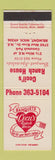 Matchbook Cover - Cecil's Ranch House Restaurant Belmont MI