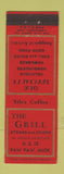 Matchbook Cover - The Grill Restaurant Paw Paw MI