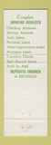 Matchbook Cover - South Range State Bank South Range MI