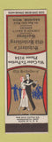 Matchbook Cover - Schubert's Old Heidelberg Gardens Saginaw MI