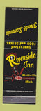 Matchbook Cover - Riverside Inn Mottville MI
