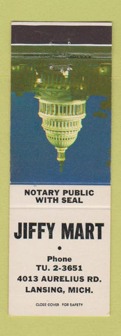 Matchbook Cover - Jiffy Mart Lansing MI