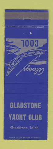 Matchbook Cover - Gladstone Yacht Club Gladstone MI