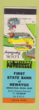 Matchbook Cover - First State Bank of Newaygo MI