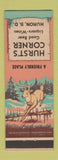 Matchbook Cover - Hurst's Corner Huron SD