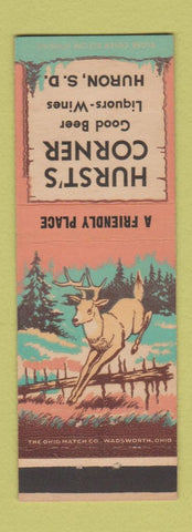 Matchbook Cover - Hurst's Corner Huron SD