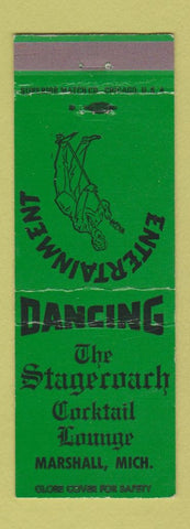 Matchbook Cover - Stagecoach Cocktail Lounge Marshall MI