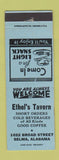 Matchbook Cover - Ethel's Tavern Selma AL