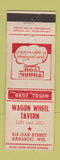 Matchbook Cover - Wagon Wheel Tavern Baraboo WI ARROW