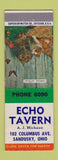 Matchbook Cover - Echo Tavern Sandusky OH