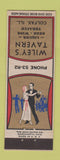 Matchbook Cover - Wiley's Tavern Colfax IL
