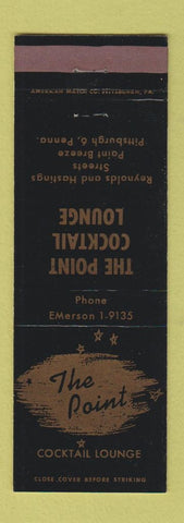 Matchbook Cover - The Point Cocktail Lounge Pittsburgh PA