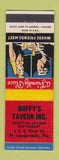 Matchbook Cover - Duffy's Tavern Fort Lauderdale FL